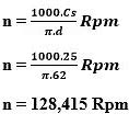Putaran Mesin Bubut Dalam Metric Dapat Di Hitung Dengan Rumus